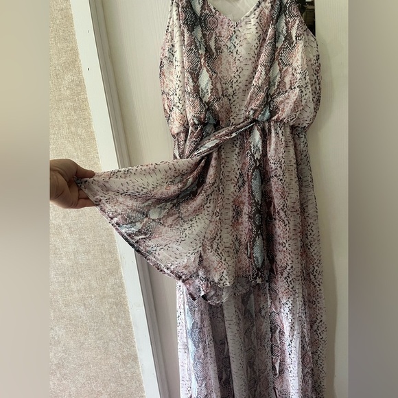 Peach Love California Multicolor Snake Print Dress - Picture 8 of 8